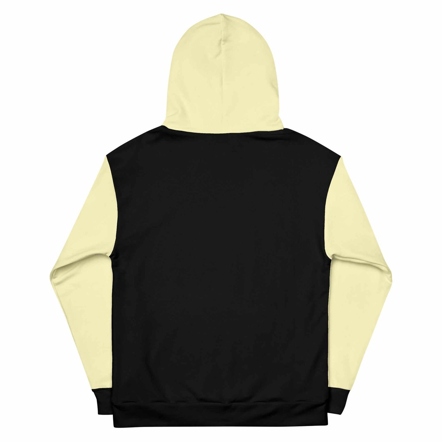 Cream Yellow Two-Tone Tropical Seas Hoodie - MENLL