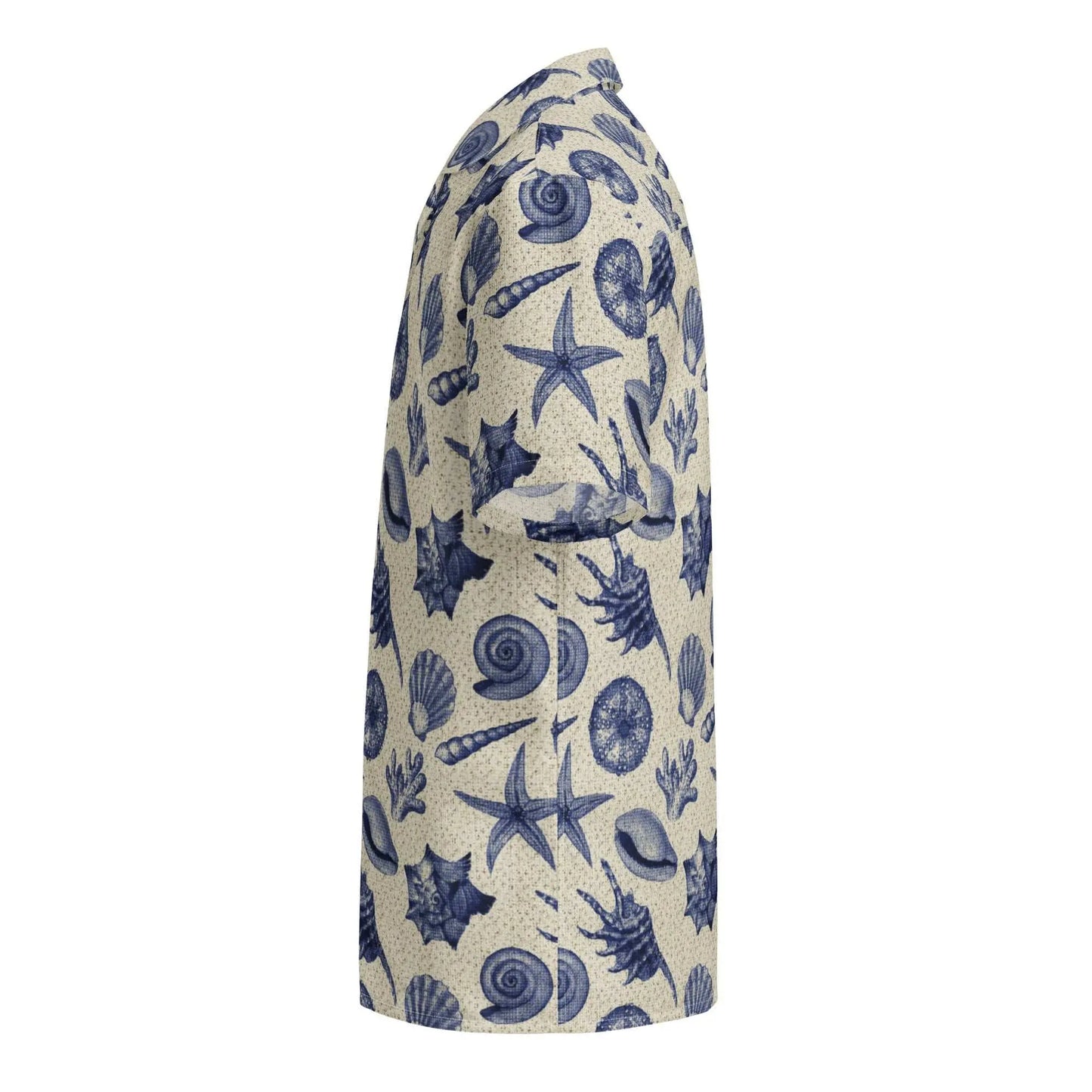 Men’s Vintage Beach Shell Hawaiian Shirt – Lightweight & Sustainable - MENLL