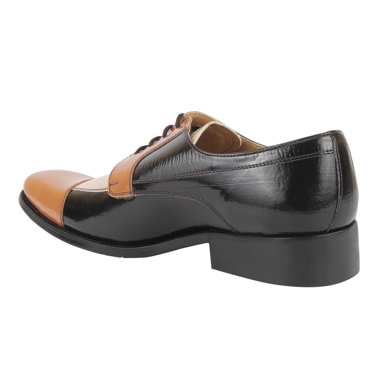 Alpha Leather Oxford Style Dress Shoes - MENLL