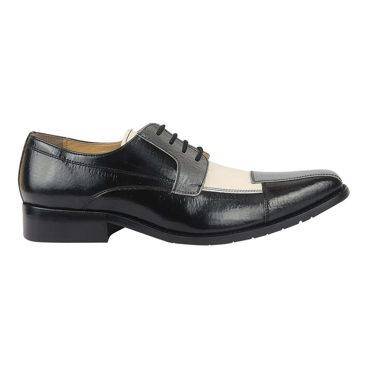 Alpha Leather Oxford Style Dress Shoes - MENLL