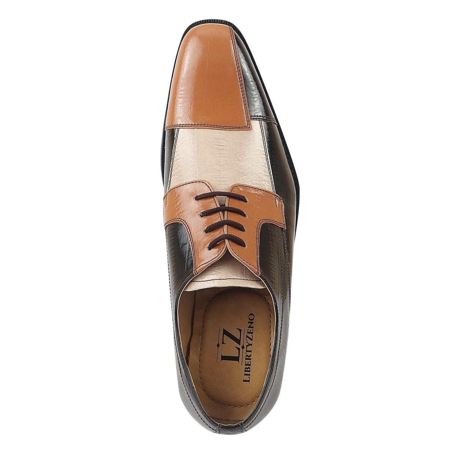 Alpha Leather Oxford Style Dress Shoes - MENLL
