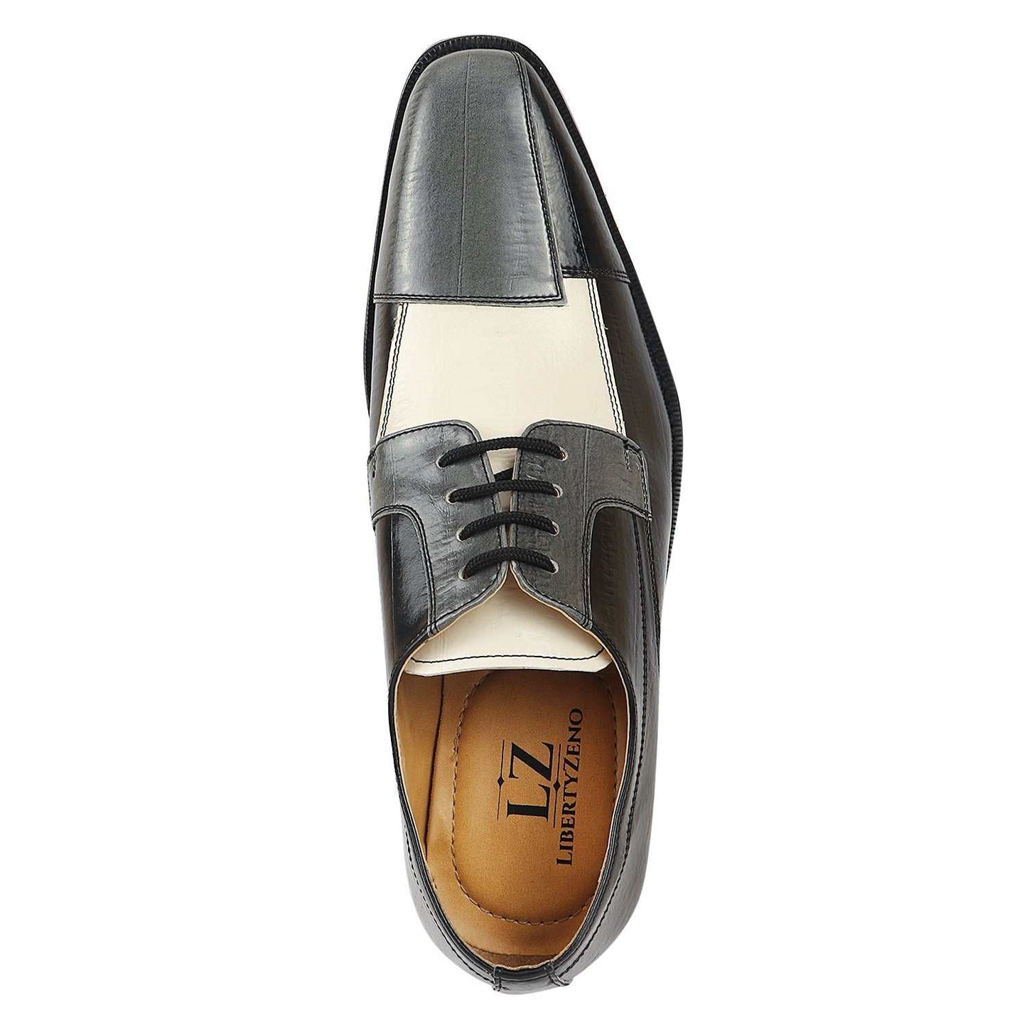 Alpha Leather Oxford Style Dress Shoes - MENLL