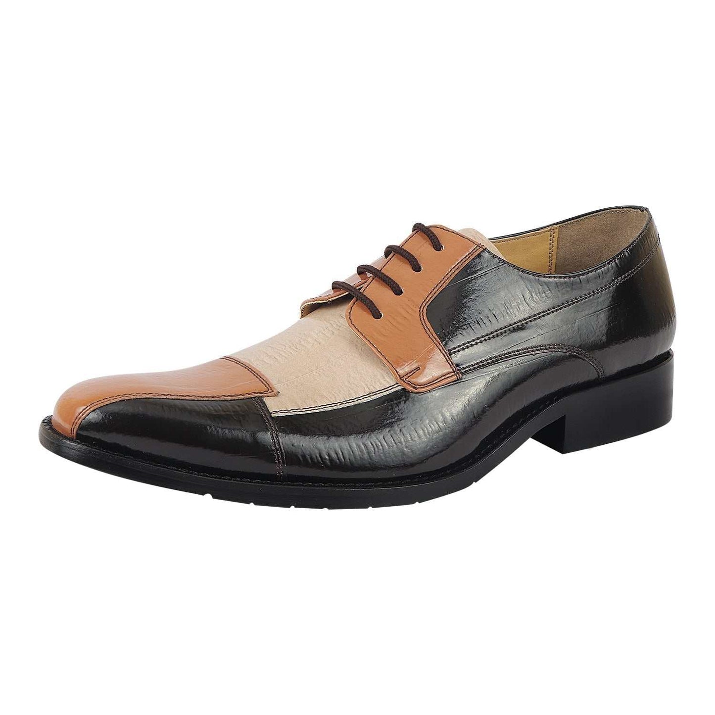 Alpha Leather Oxford Style Dress Shoes - MENLL