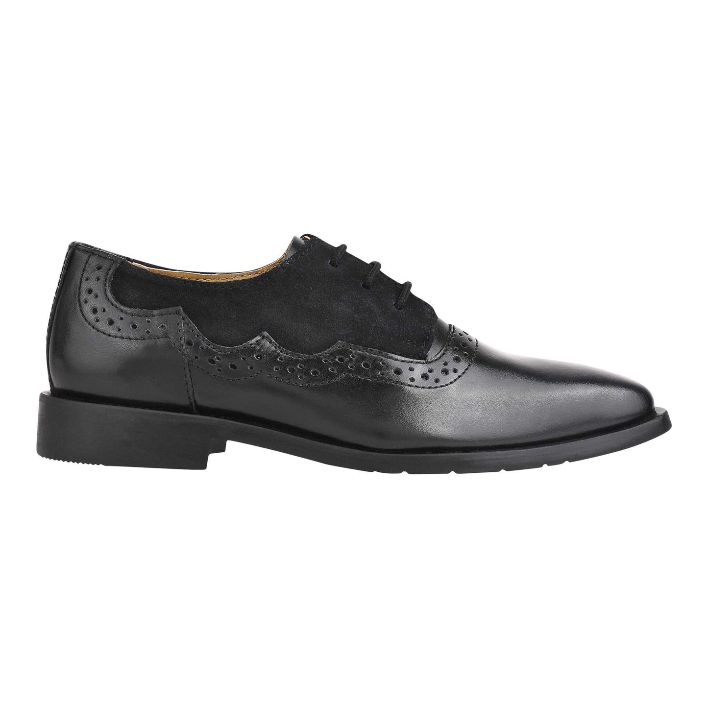 Amy Leather Suede Oxford Style Kids Dress Shoes - MENLL