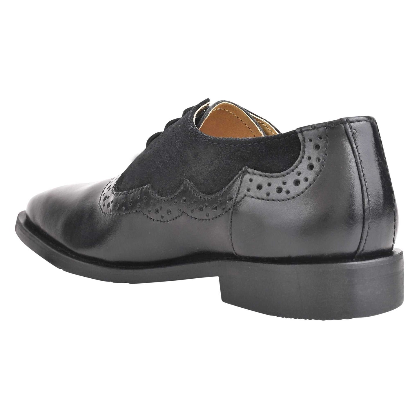 Amy Leather Suede Oxford Style Kids Dress Shoes - MENLL