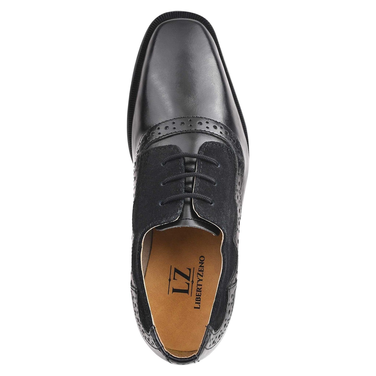 Amy Leather Suede Oxford Style Kids Dress Shoes - MENLL