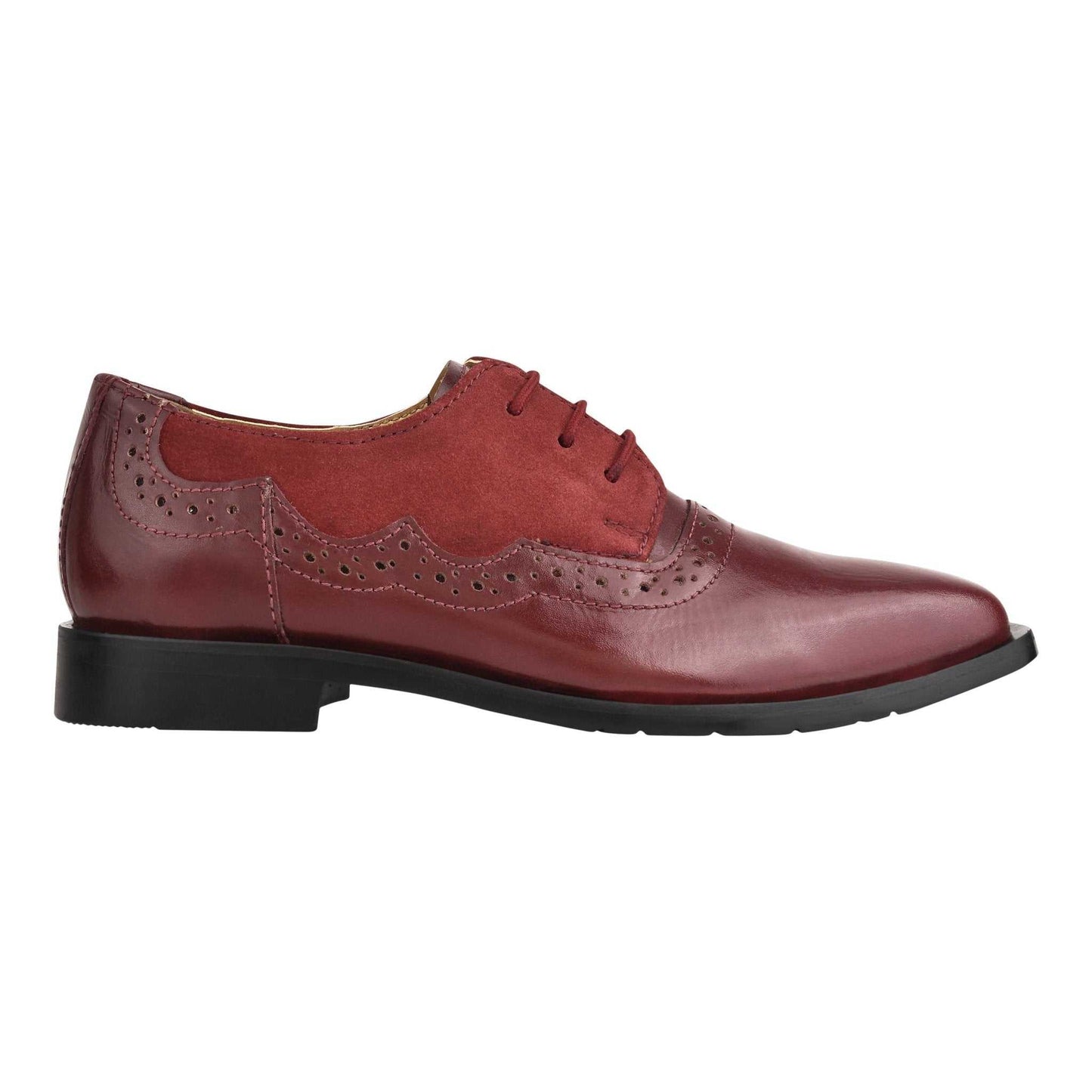 Amy Leather Suede Oxford Style Kids Dress Shoes - MENLL