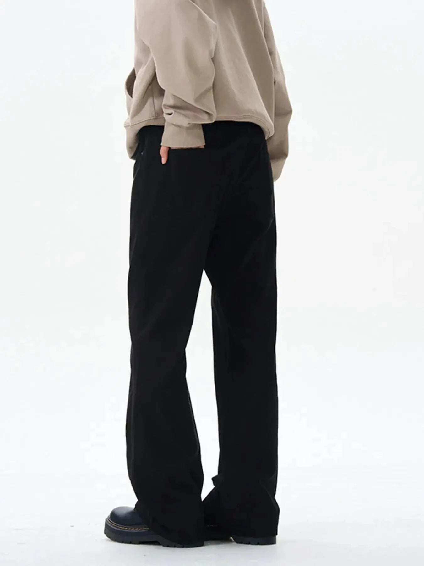 Trendsi Men's Wide Leg Pants Casual Prime Look Trousers Comfortable Fit by Trendsi