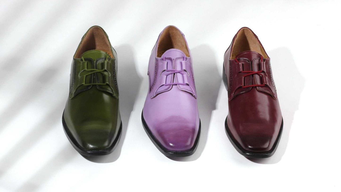 BARBARA Genuine Leather Oxford Dress Shoes for Men - MENLL