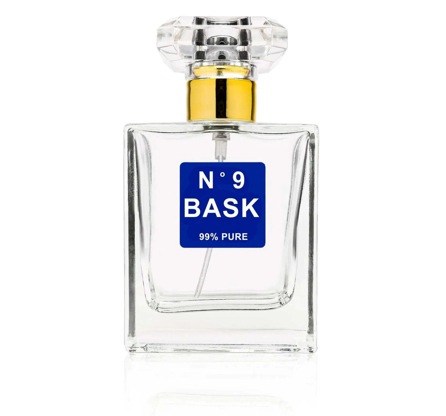 Clear bottle of PURE PHEROMONE COLOGNE BLEND UNSCENTED with a decorative cap.