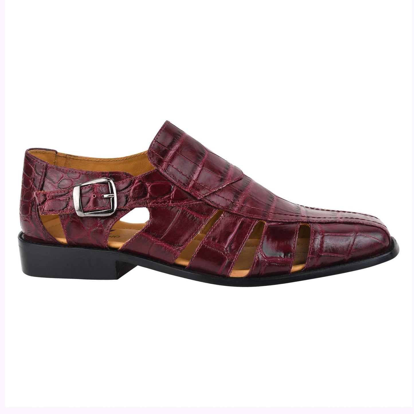 Bidwill Genuine Leather Fisherman Flat Sandals - MENLL