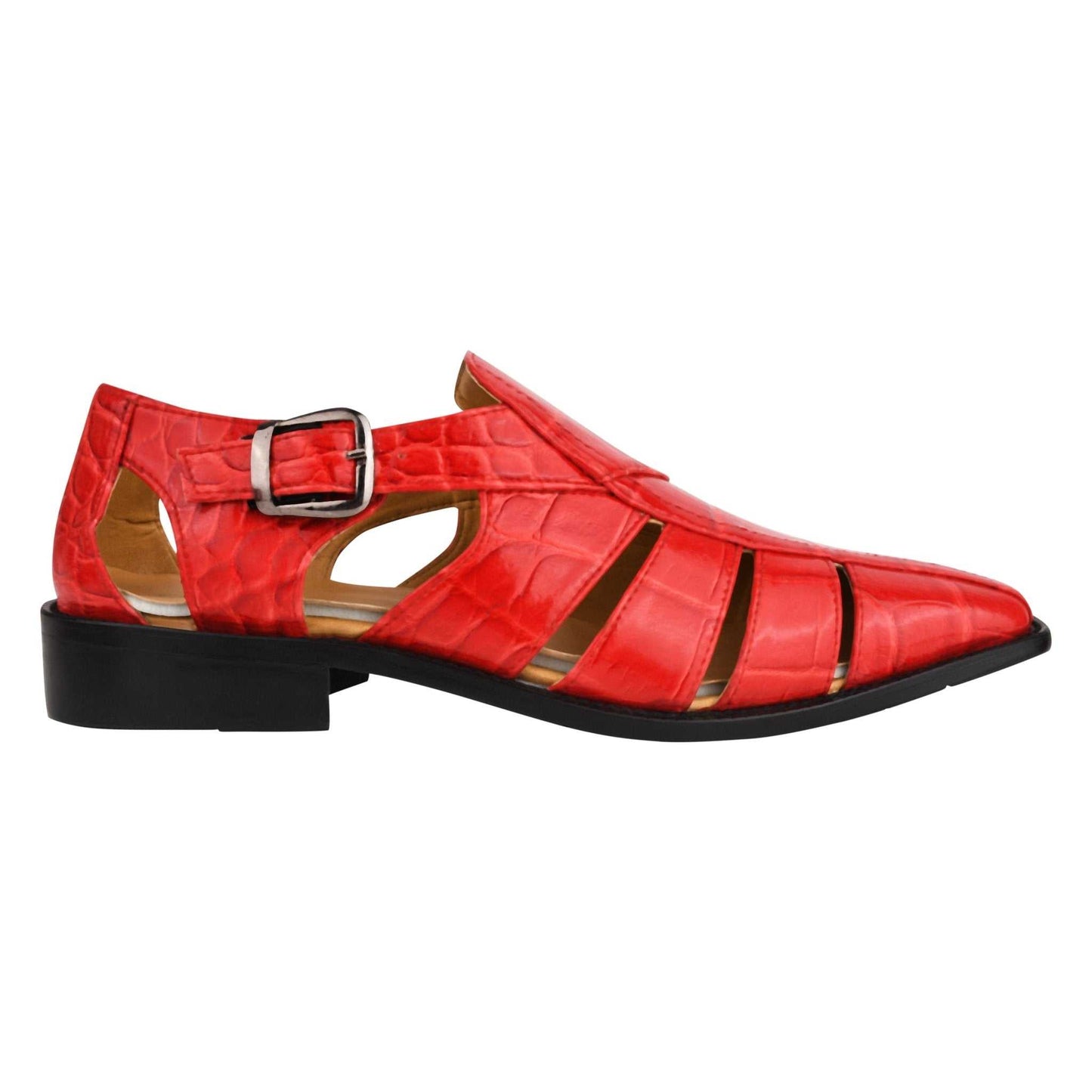 Bidwill Genuine Leather Fisherman Flat Sandals - MENLL