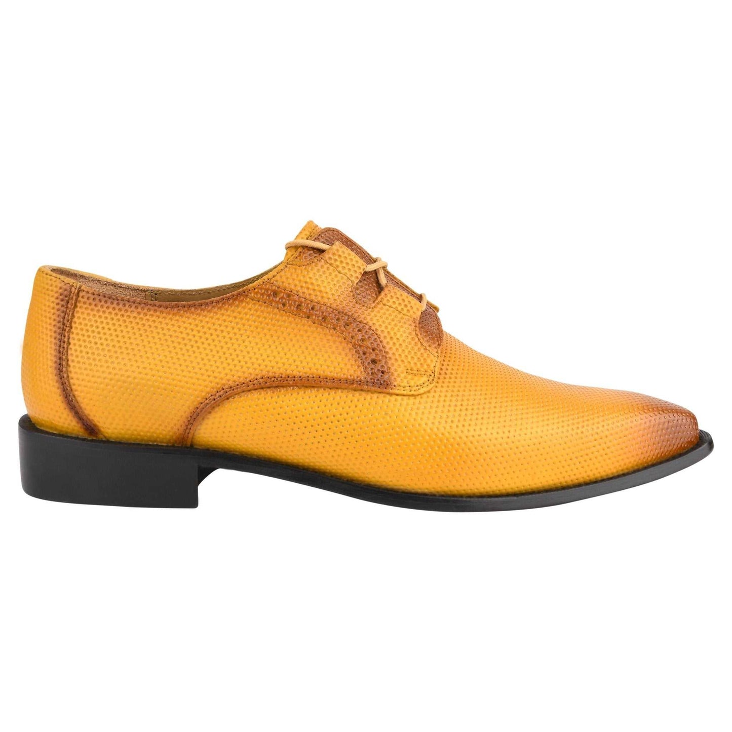 Blacktown Genuine Leather Oxford Style Lace-Up Dress Shoes For Men - MENLL