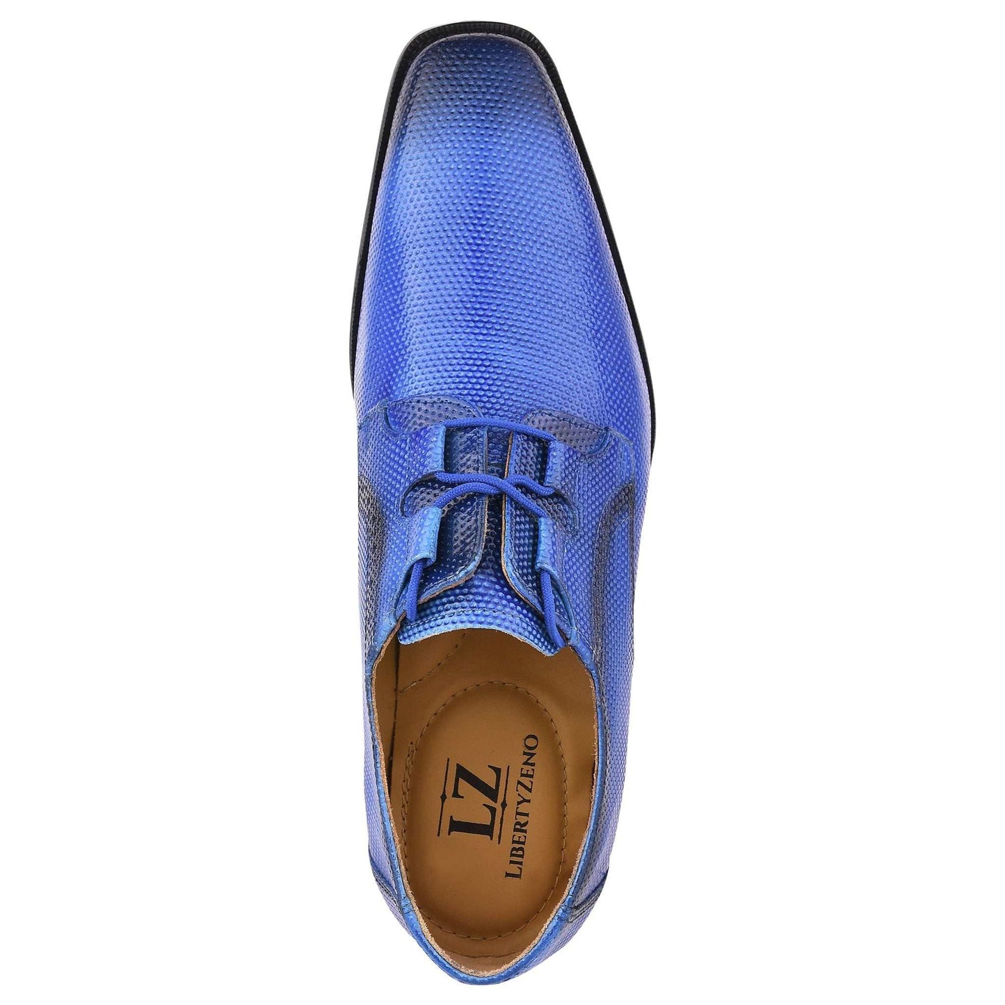Blacktown Genuine Leather Oxford Style Lace-Up Dress Shoes For Men - MENLL