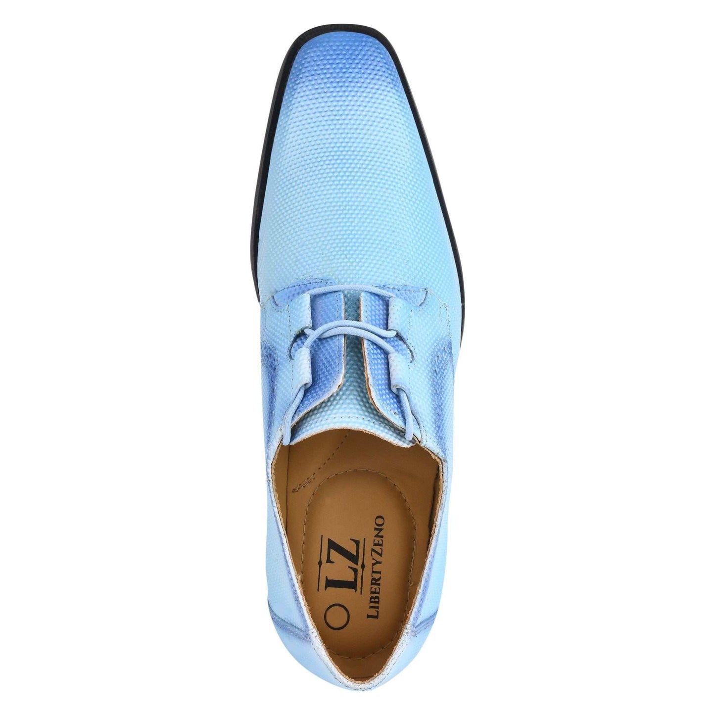 Blacktown Genuine Leather Oxford Style Lace-Up Dress Shoes For Men - MENLL