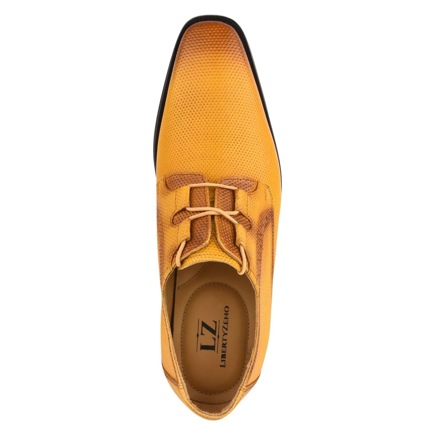 Blacktown Genuine Leather Oxford Style Lace-Up Dress Shoes For Men - MENLL