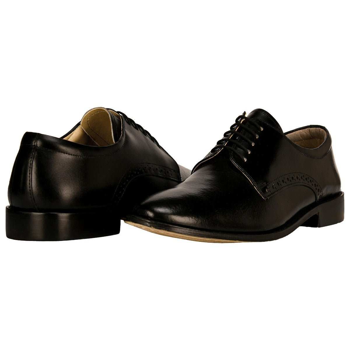 Boseman Genuine Leather Derby Style Dress Shoes For Men - MENLL