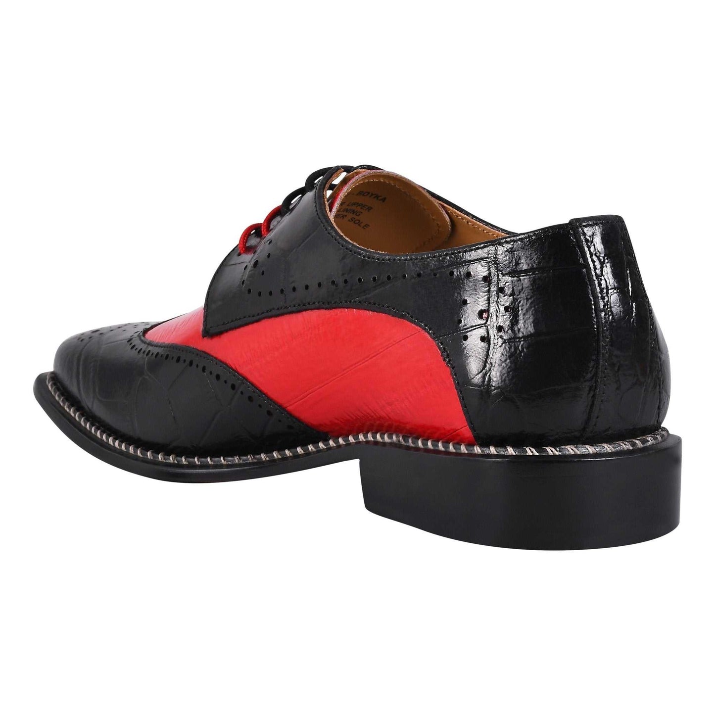 Boyka Leather Red Bottom Oxford Style Dress Shoes - MENLL