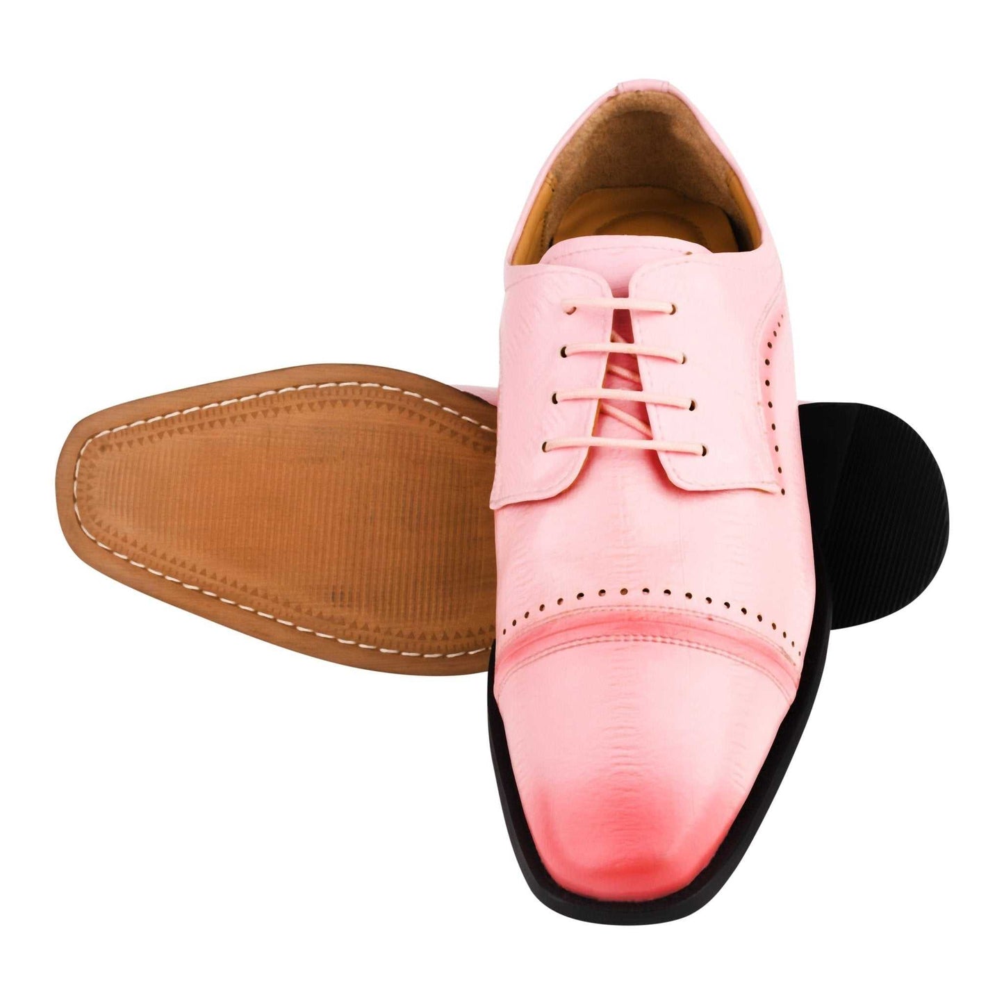 BRUCE Leather Oxford Style Dress Shoes - MENLL