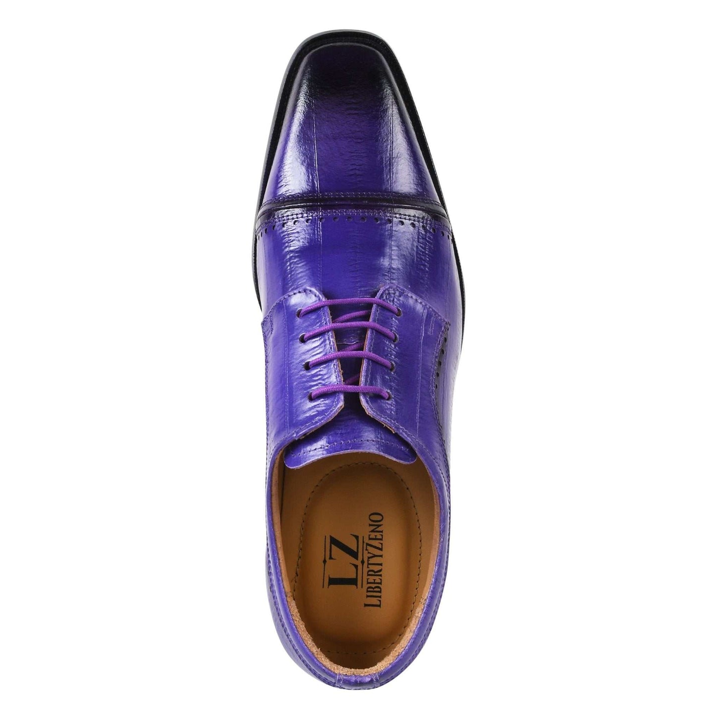 BRUCE Leather Oxford Style Dress Shoes - MENLL