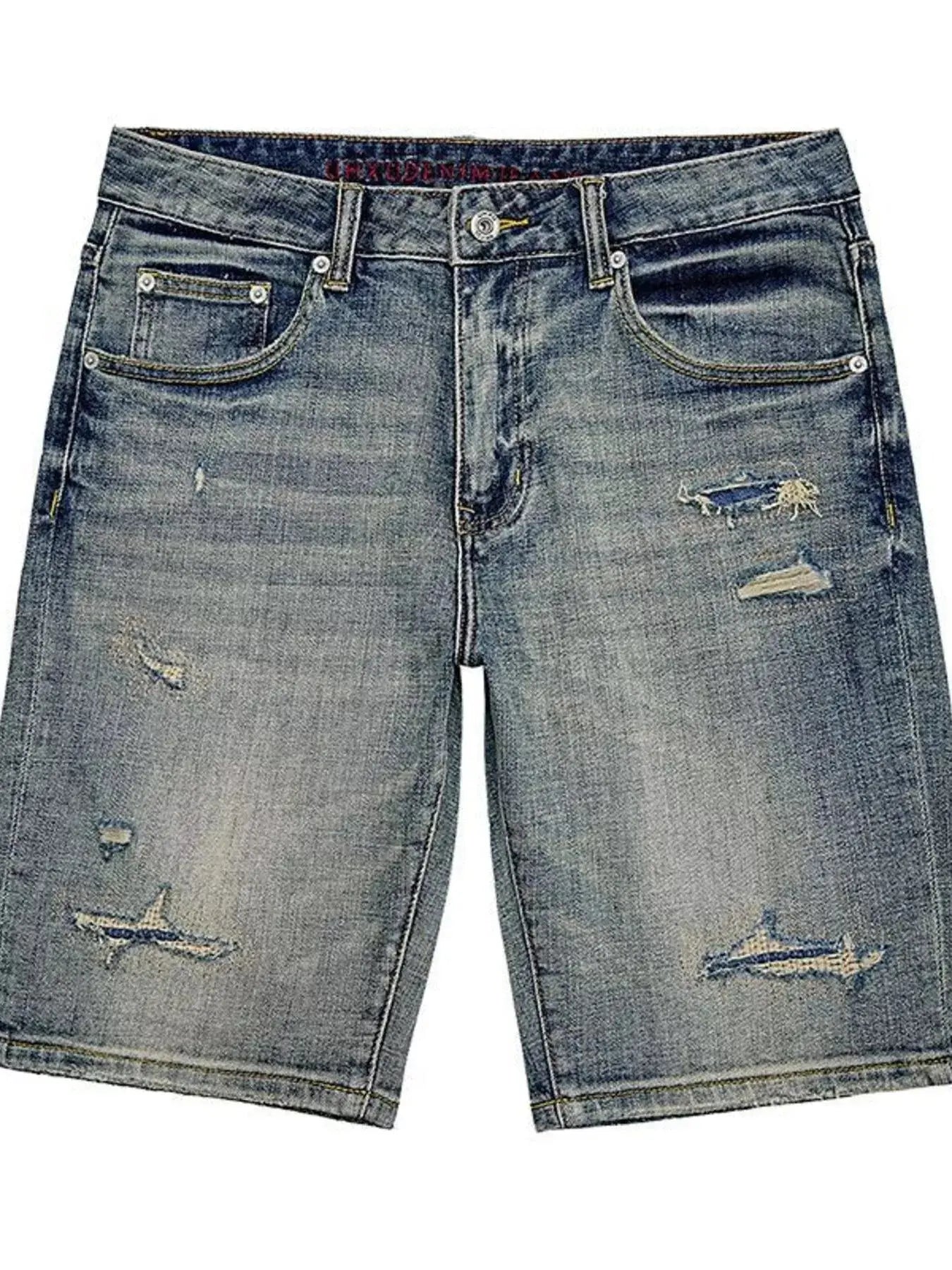 Trendsi Distressed Denim Men's Casual Shorts Summer Ready by Trendsi