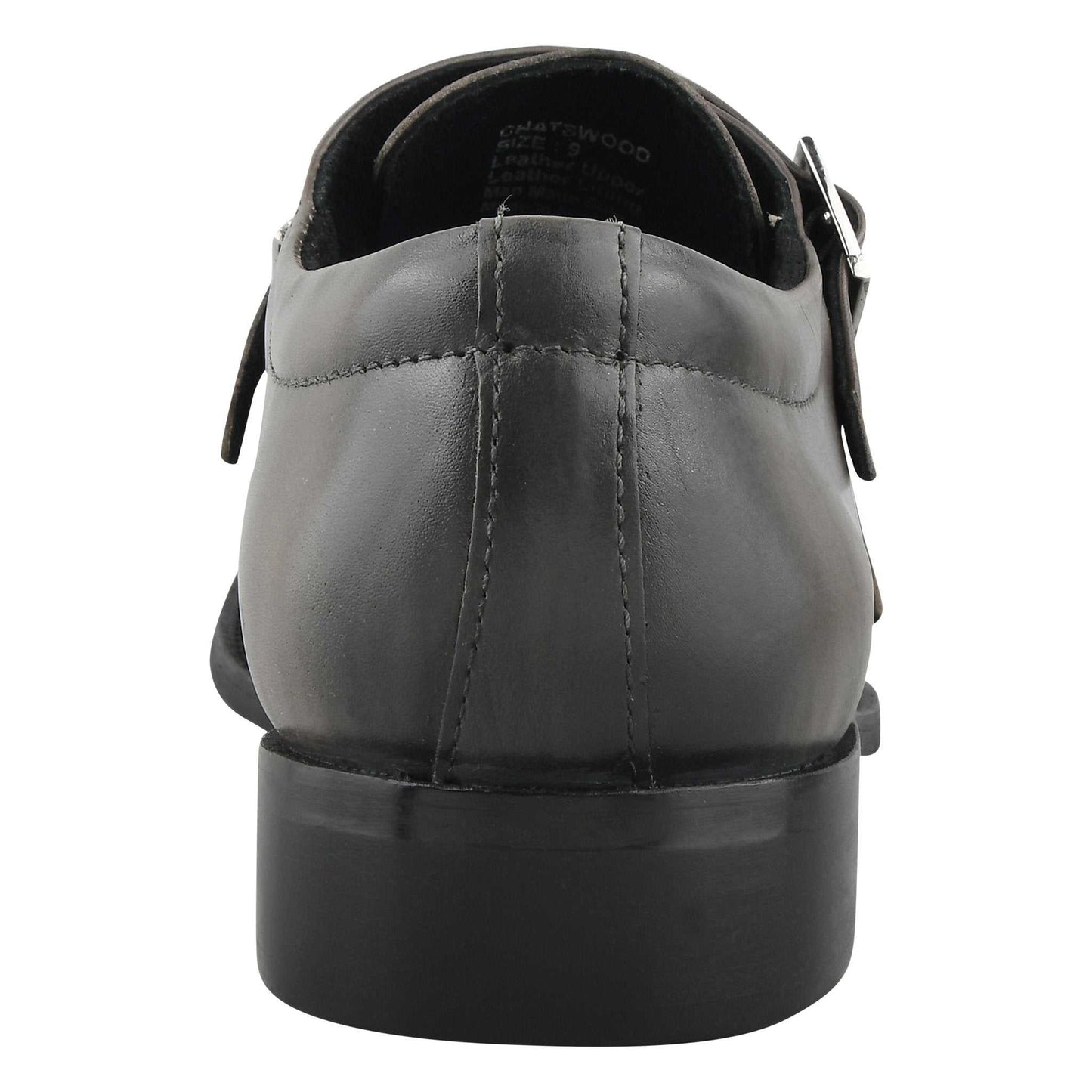 Chatswood Leather Oxford Style Monk Straps - MENLL