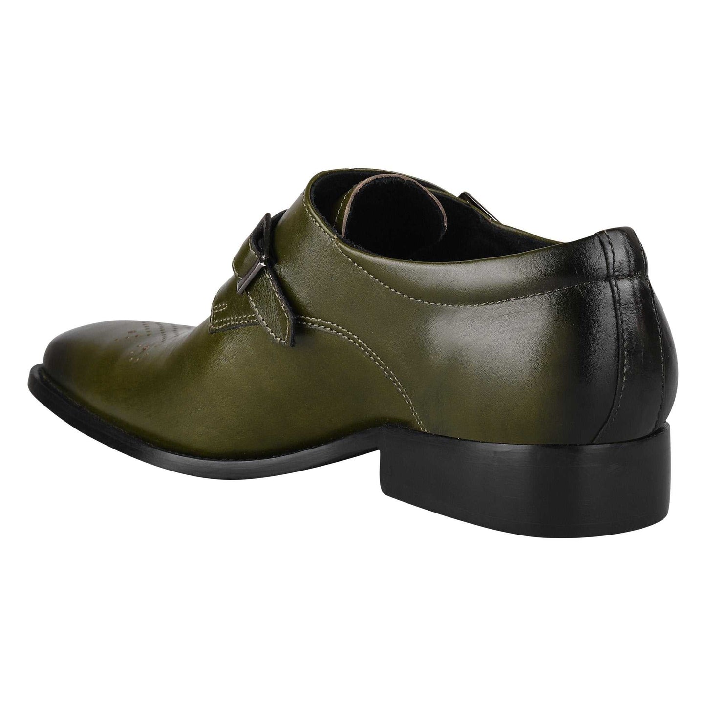 Chatswood Leather Oxford Style Monk Straps - MENLL