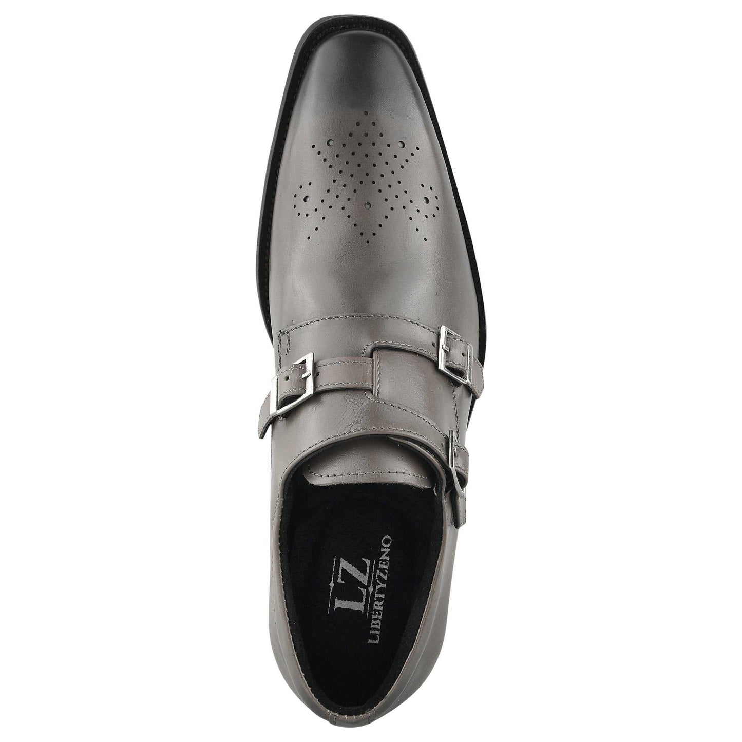 Chatswood Leather Oxford Style Monk Straps - MENLL