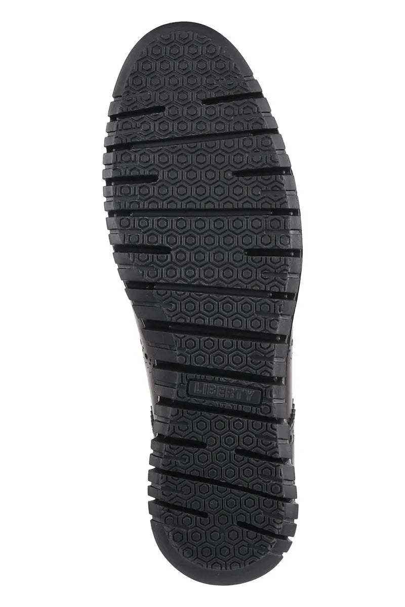 LIBERTYZENO Coburg Leather Men's Oxford Shoes Dress Casual Footwear Comfortable by LIBERTYZENO