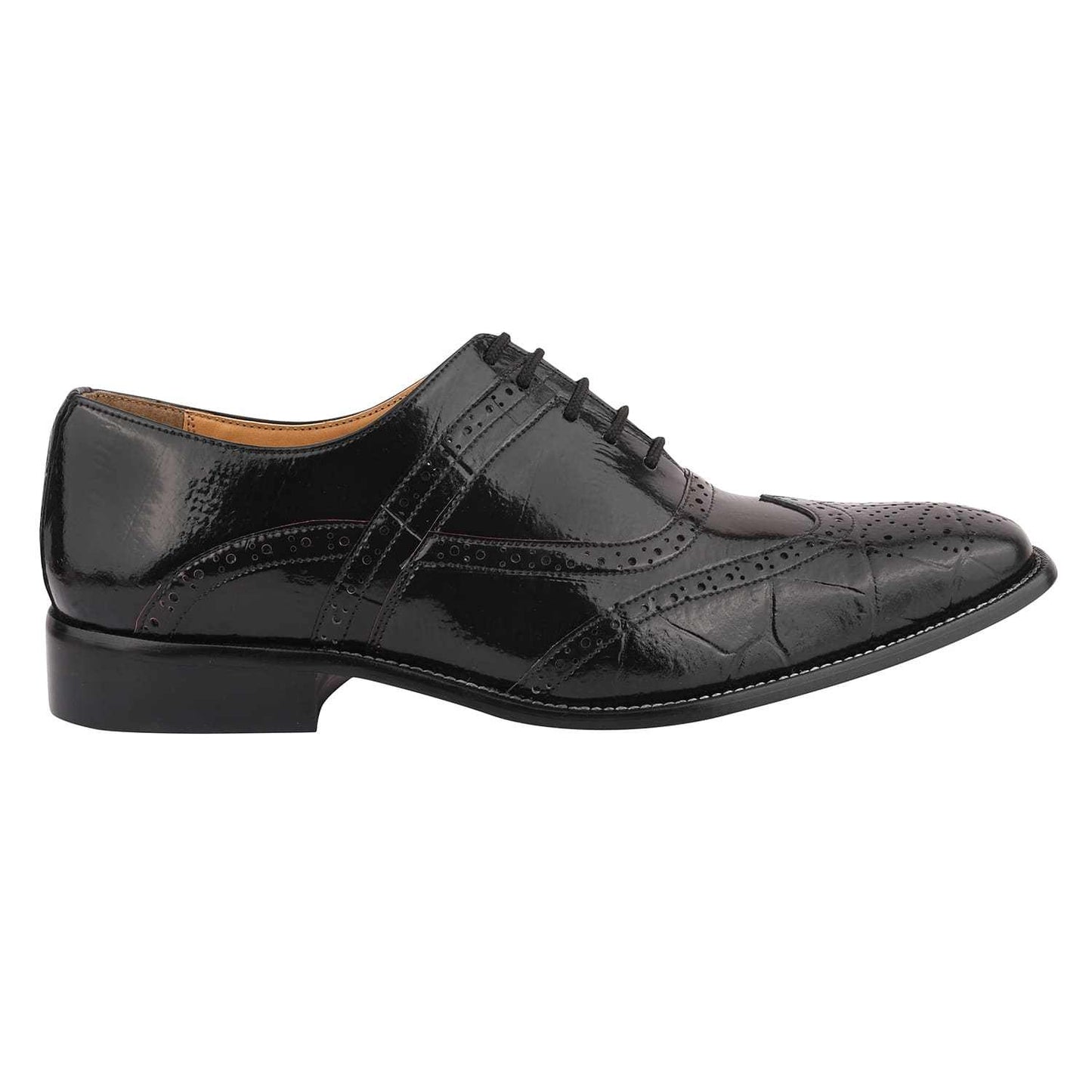 Dallas Genuine Leather Oxford Style Brogue Dress Shoes - MENLL