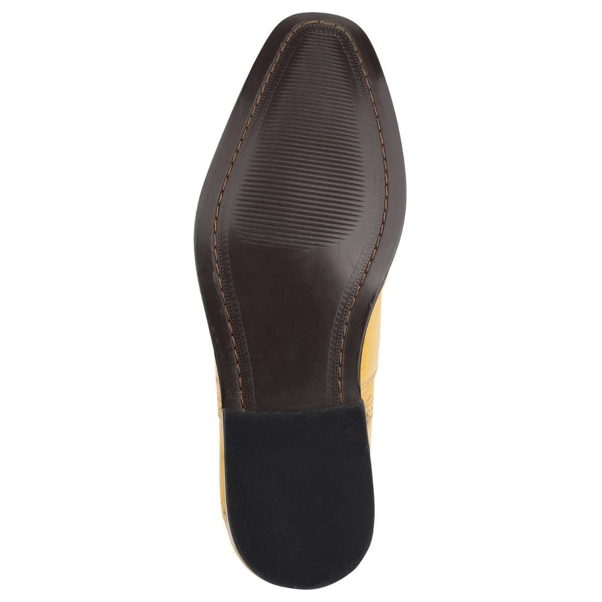 Dallas Genuine Leather Oxford Style Brogue Dress Shoes - MENLL