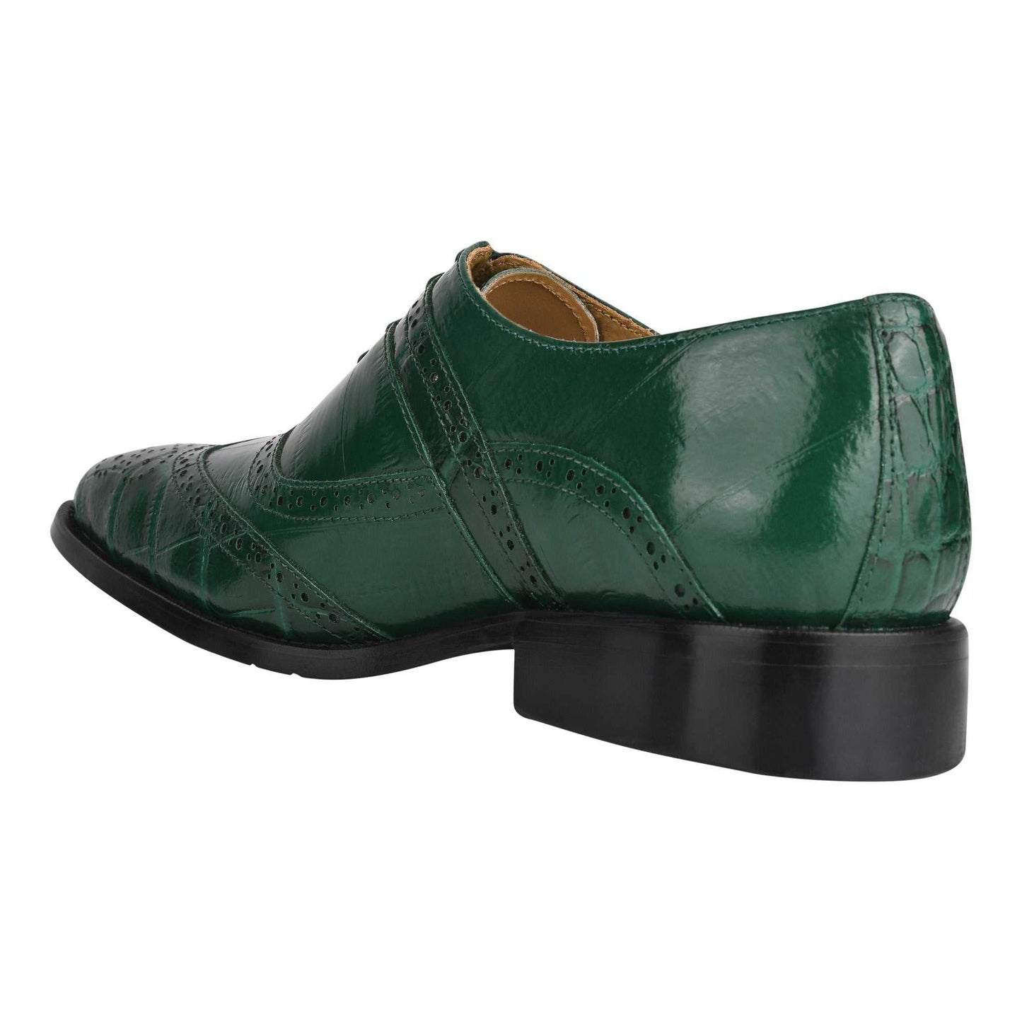 Dallas Genuine Leather Oxford Style Brogue Dress Shoes - MENLL