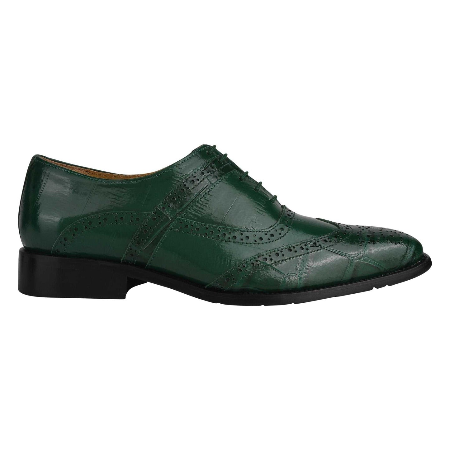 Dallas Genuine Leather Oxford Style Brogue Dress Shoes - MENLL