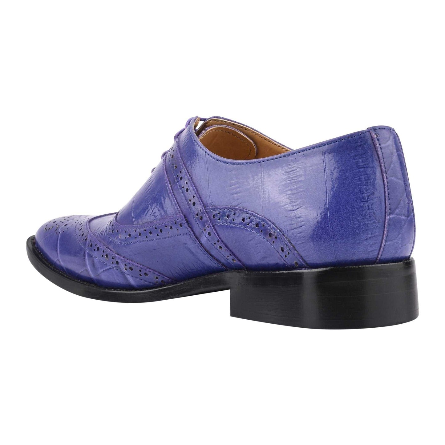 Dallas Genuine Leather Oxford Style Brogue Dress Shoes - MENLL