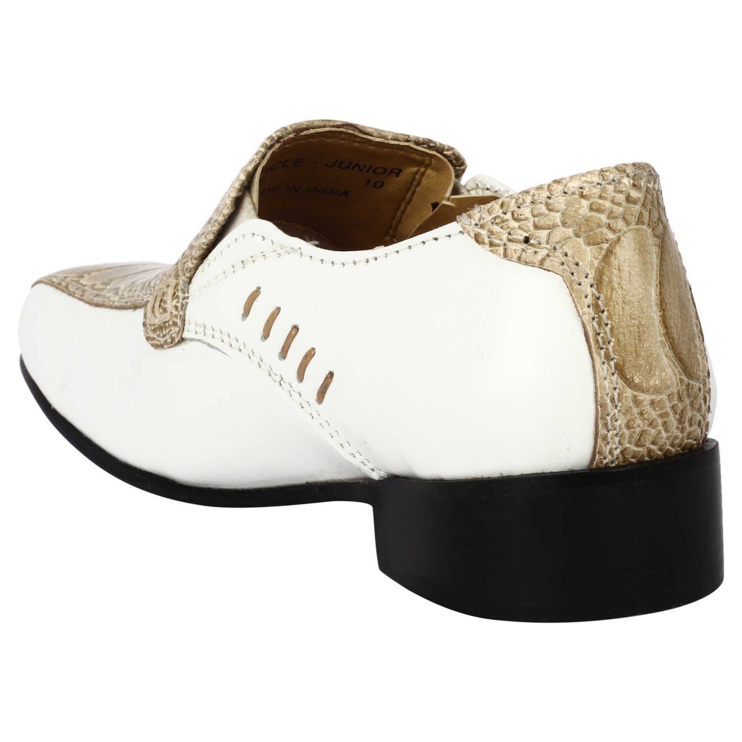 Junior Leather Loafers Dress Shoes - MENLL