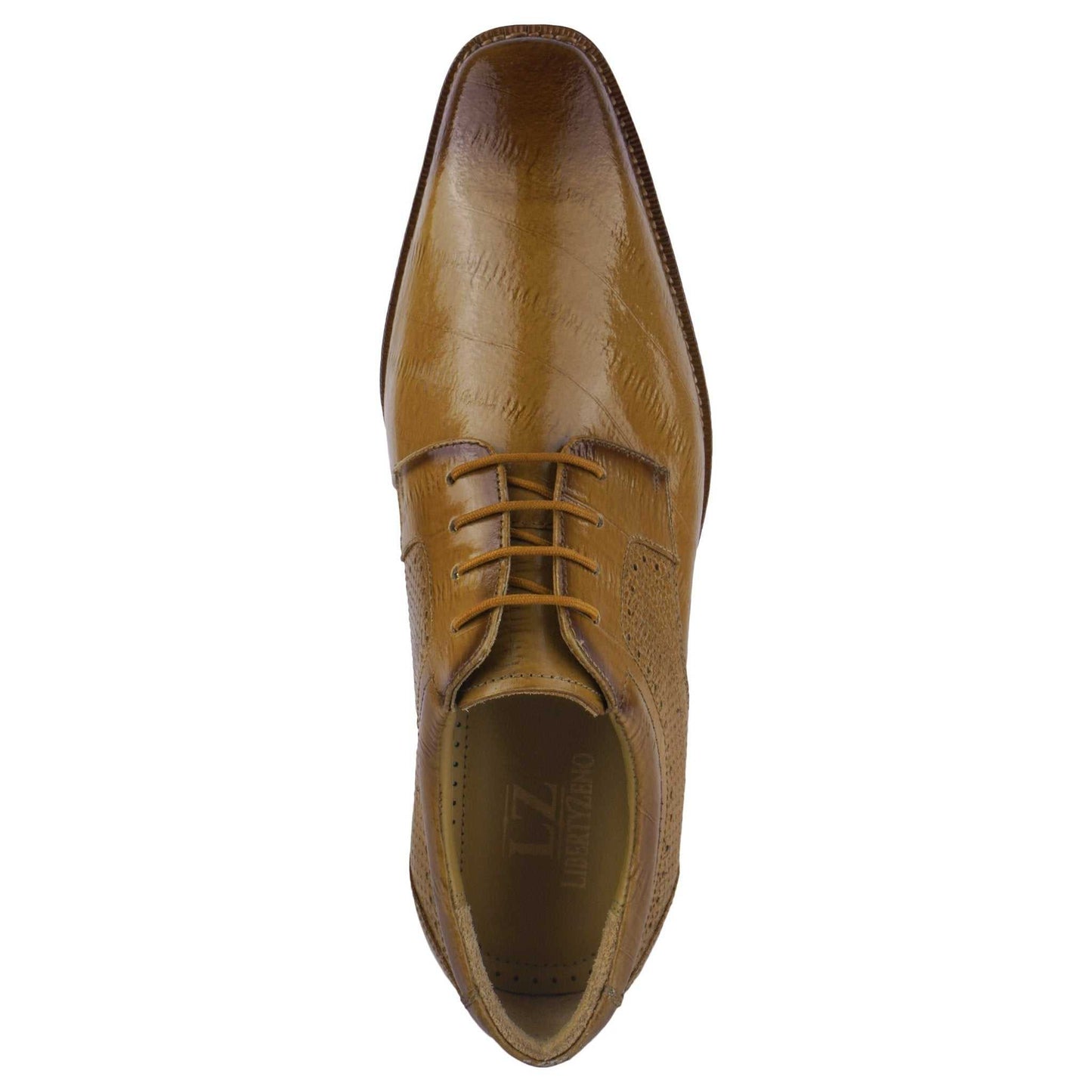 Donald Genuine Leather Oxford Style Tread Design Dress Shoes - MENLL
