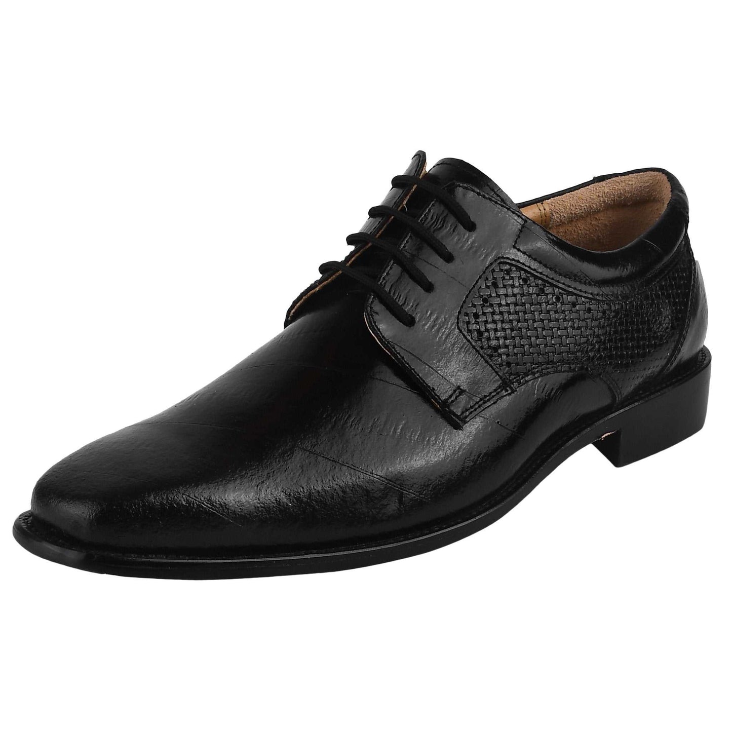 Donald Genuine Leather Oxford Style Tread Design Dress Shoes - MENLL