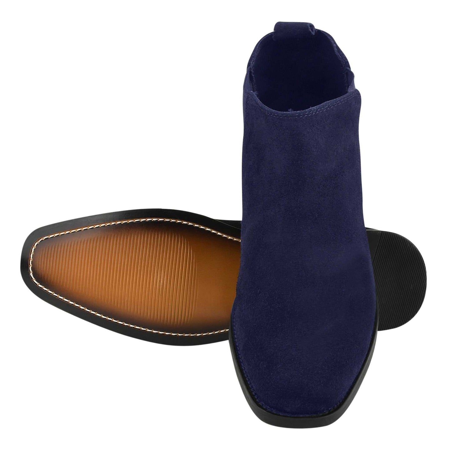 DONS Genuine Suede Leather Chelsea Boot for Men - MENLL