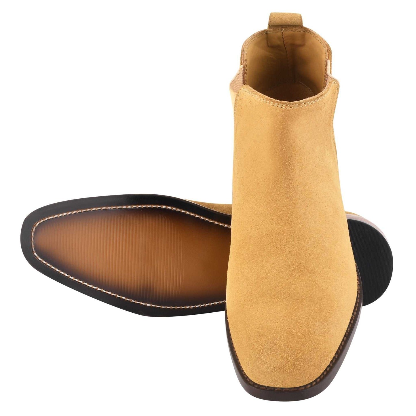 DONS Genuine Suede Leather Chelsea Boot for Men - MENLL