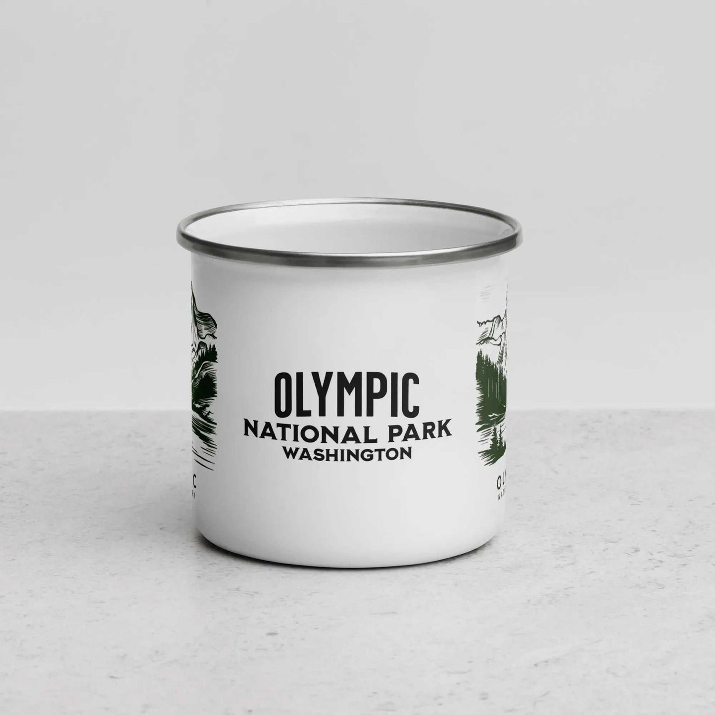 Olympic National Park Durable Enamel Camp Mug - MENLL