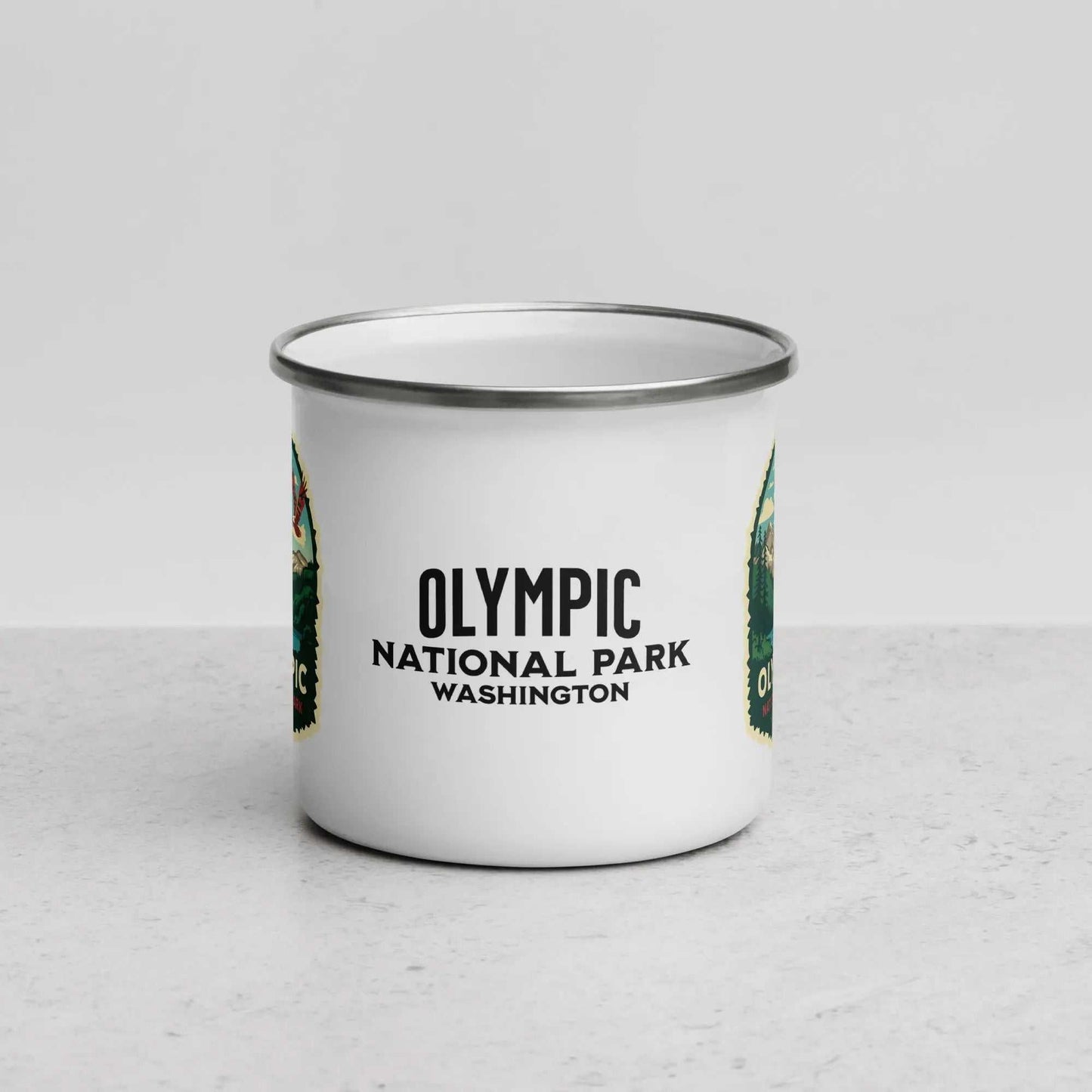 Olympic National Park Durable Enamel Camp Mug - MENLL
