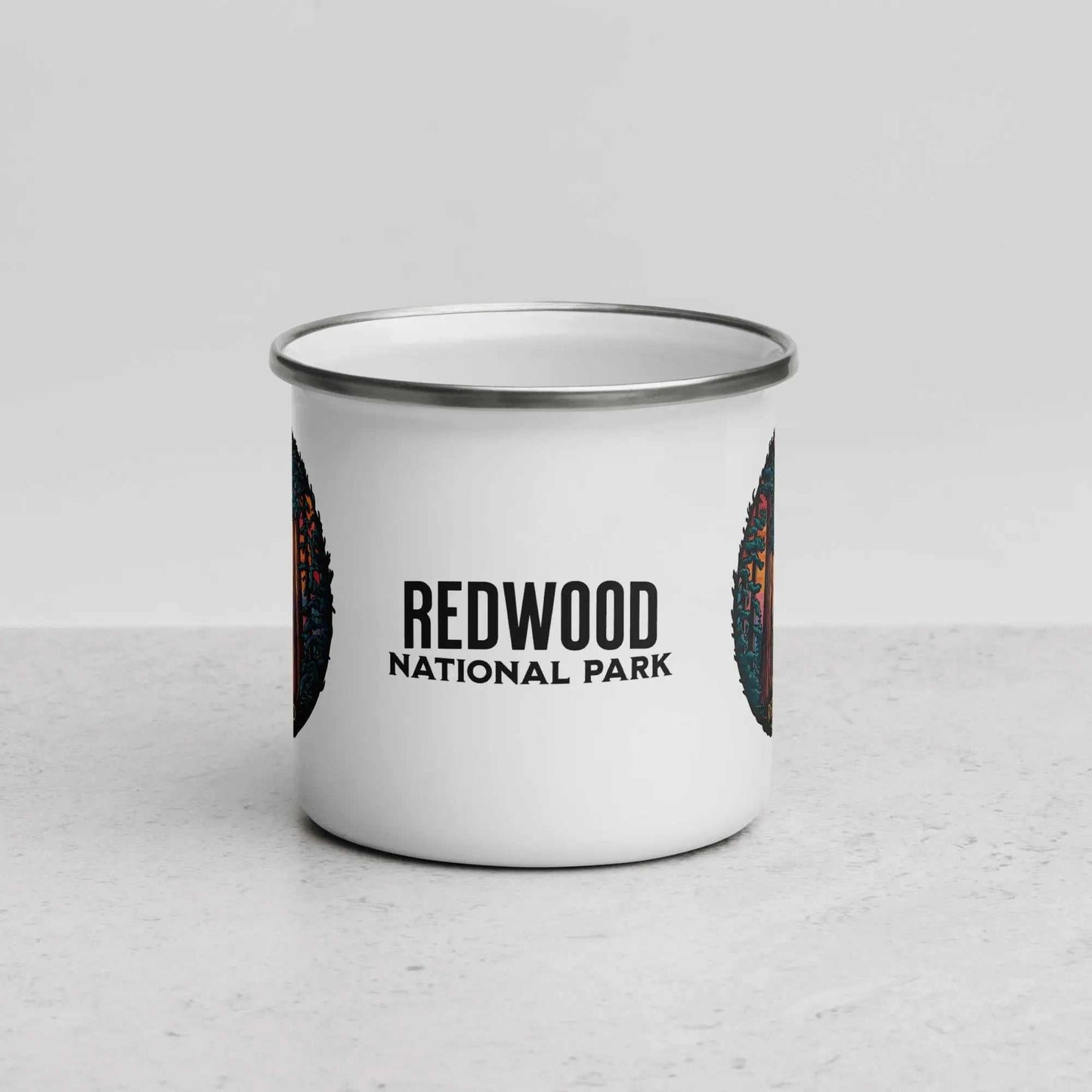 Redwood National Park Durable Enamel Camp Mug - MENLL