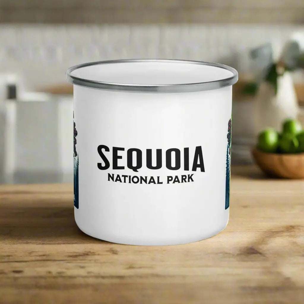Sequoia National Park Durable Enamel Camp Mug - MENLL