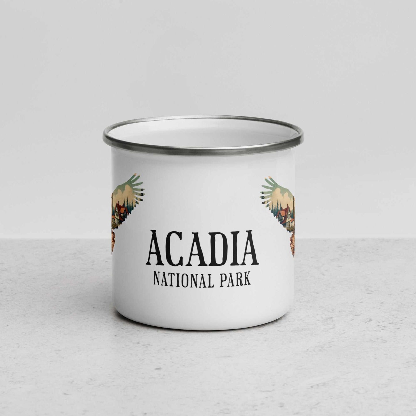 Acadia National Park Bird Camp Mug - MENLL