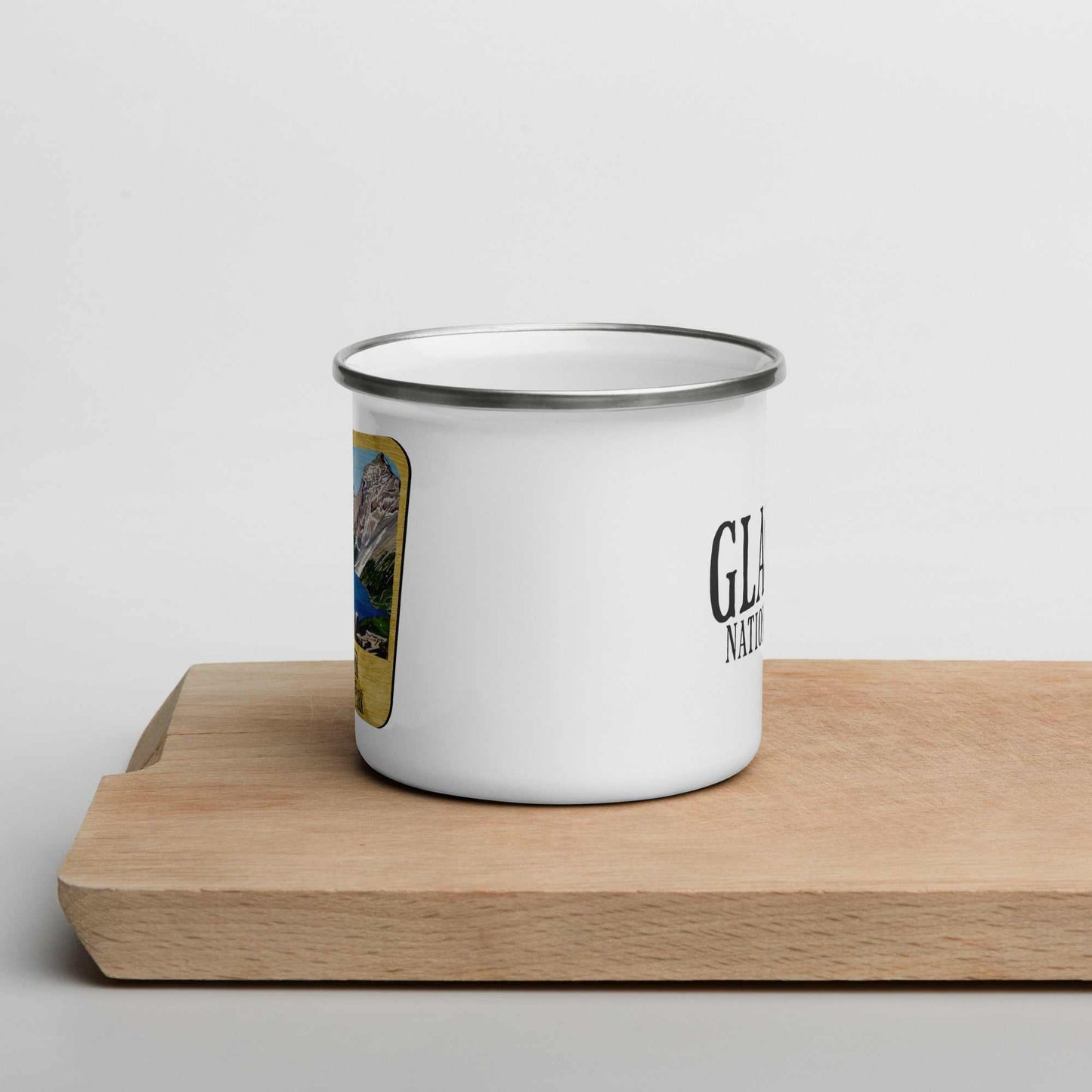 Glacier National Park Sign Camp Mug - MENLL