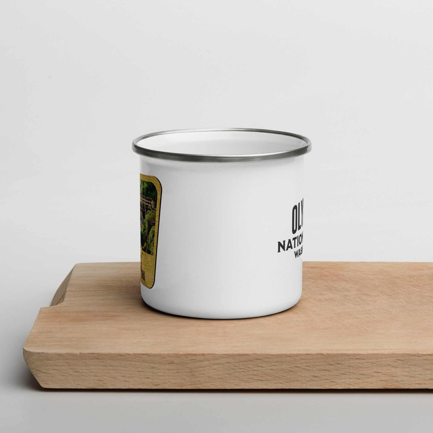 Olympic National Park Sign Camp Mug - MENLL