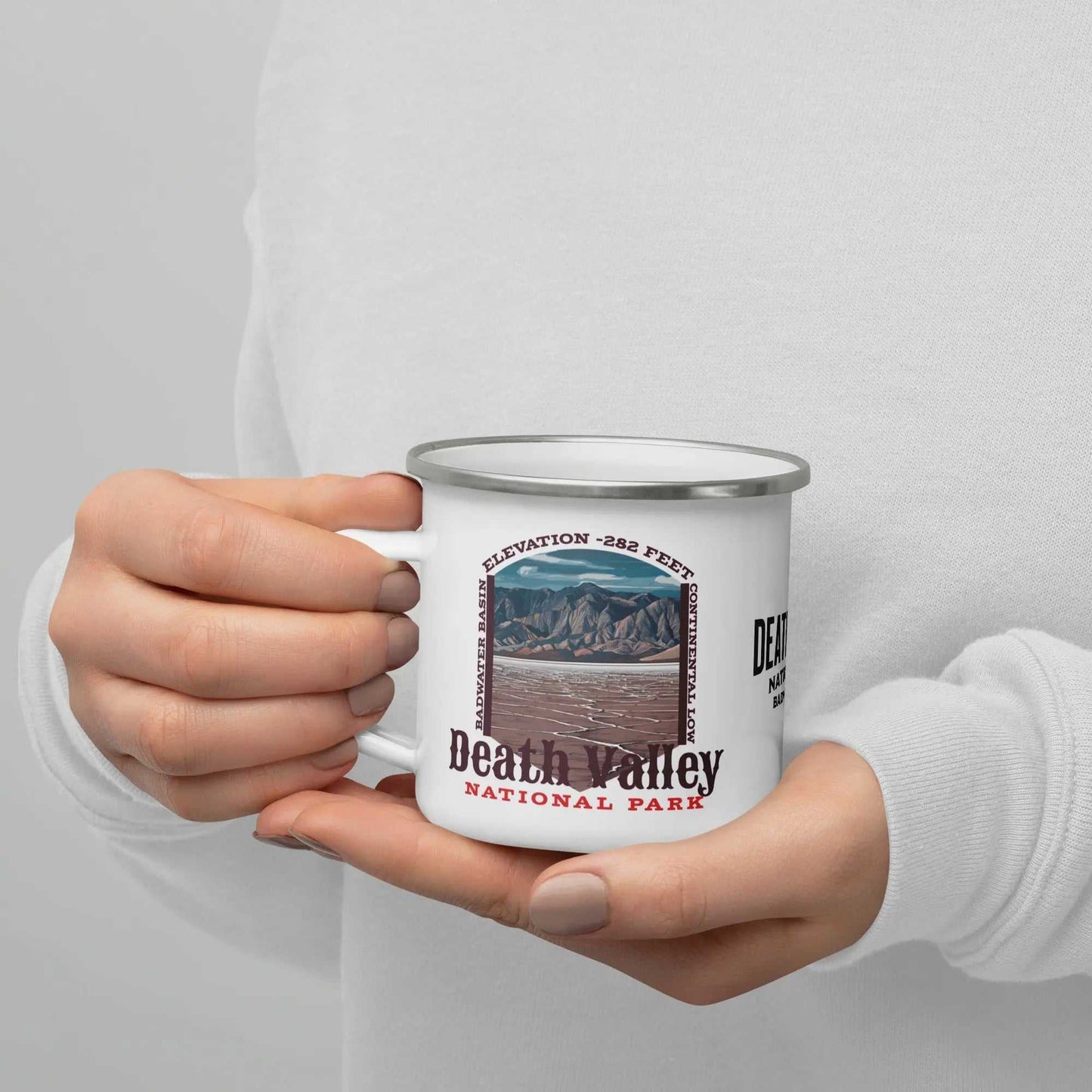 Death Valley National Park Durable Enamel Camp Mug - MENLL
