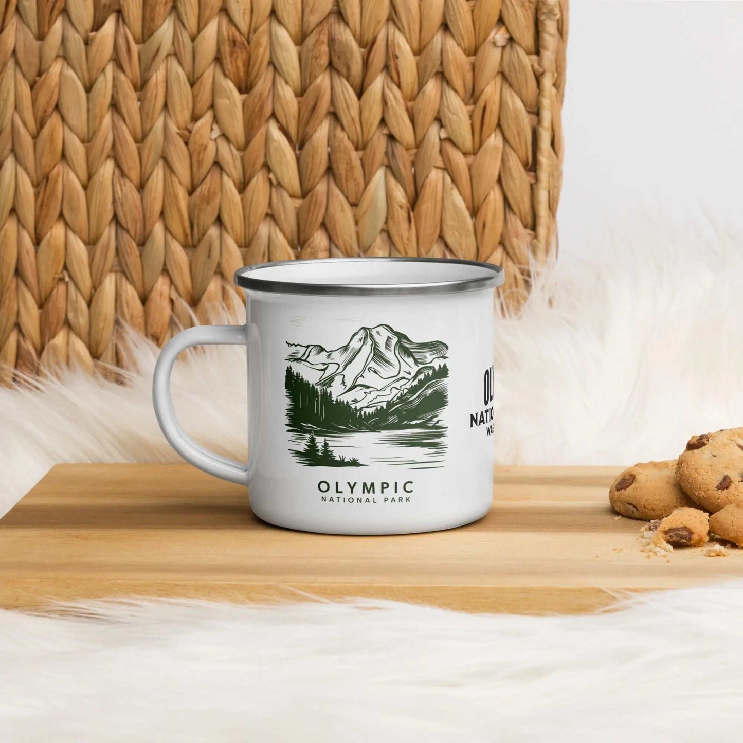 Olympic National Park Durable Enamel Camp Mug - MENLL