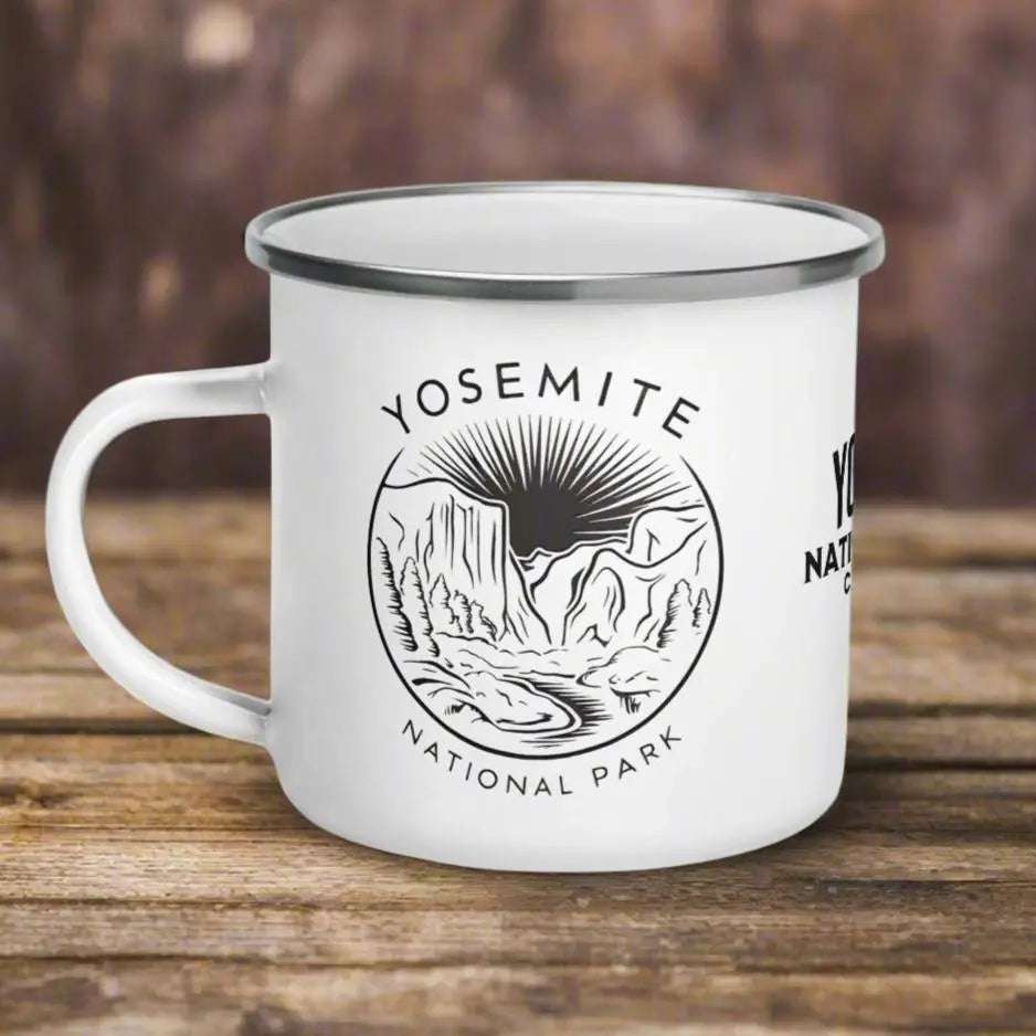 Yosemite National Park Durable Enamel Camp Mug - MENLL