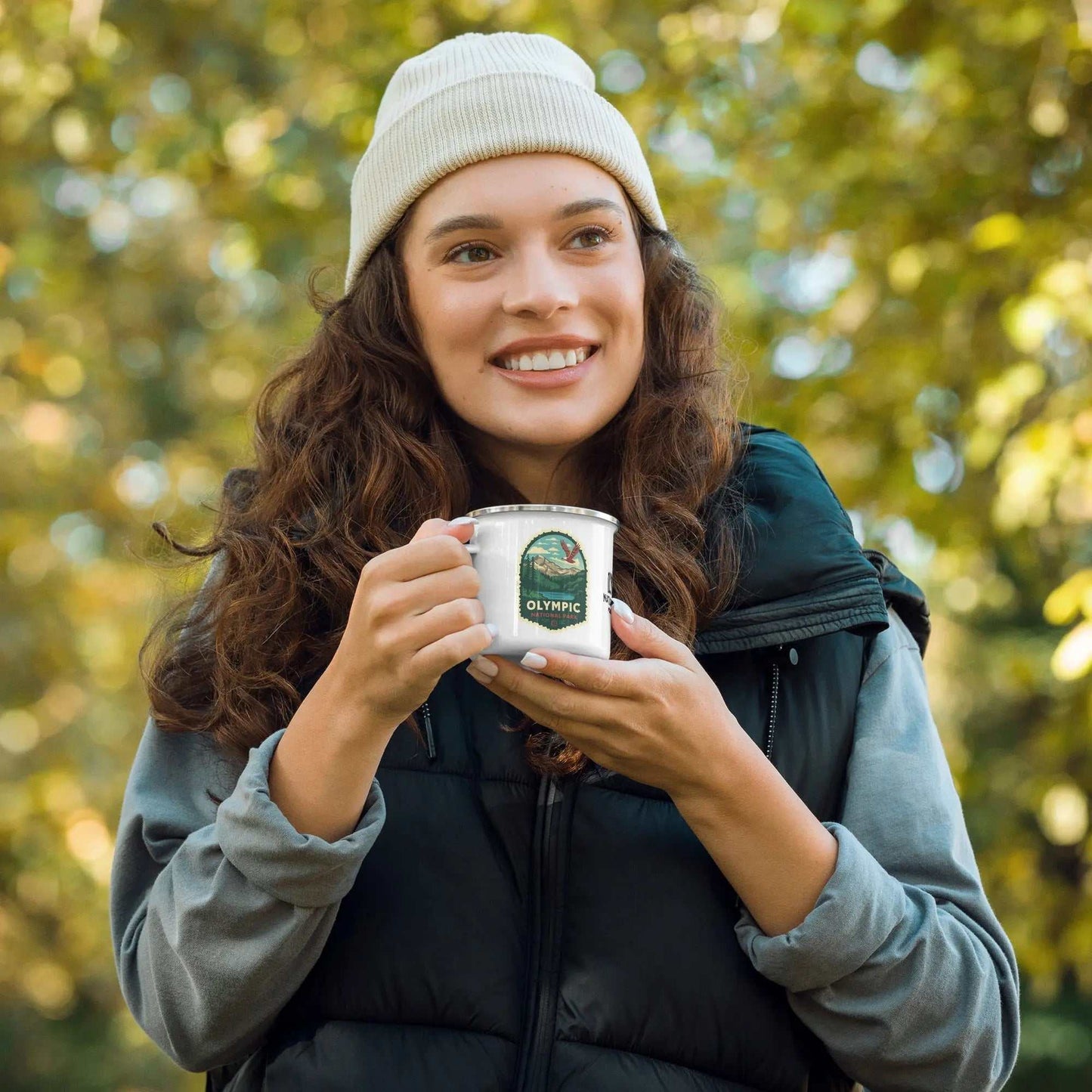 Olympic National Park Durable Enamel Camp Mug - MENLL